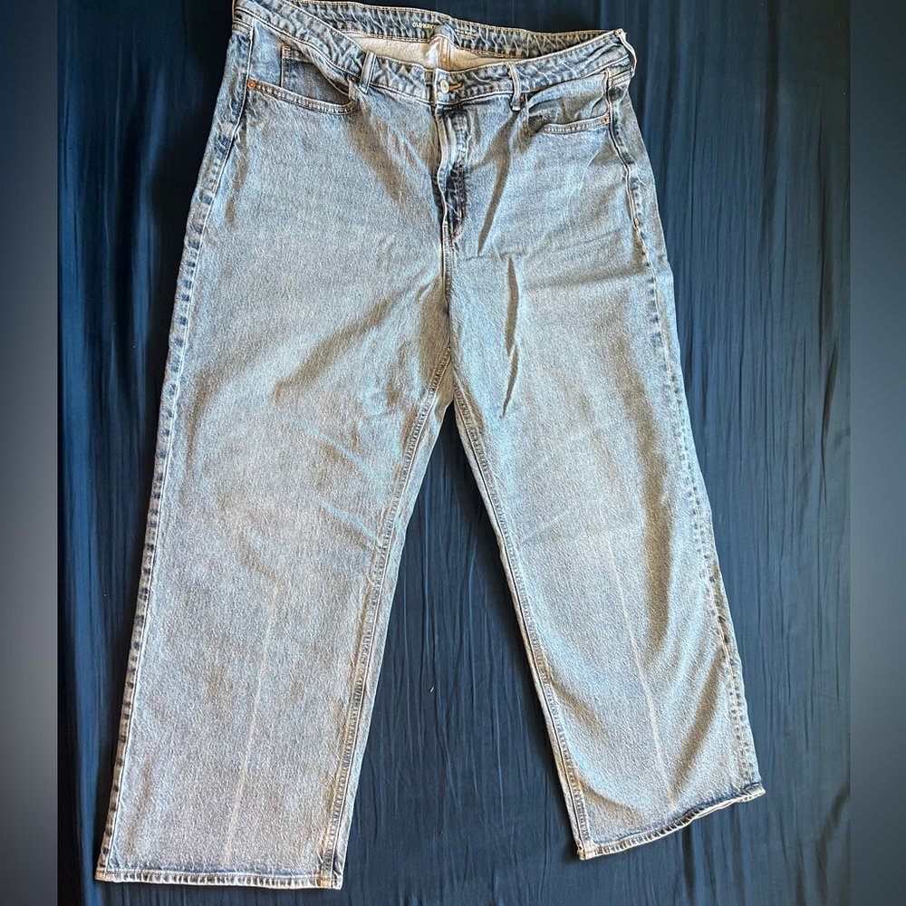 Old Navy Gray High Rise Jeans